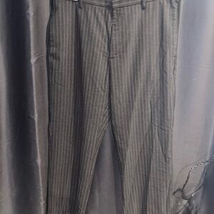 Gray Pinstripe Trousers
